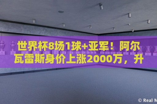 世界杯8场1球+亚军！阿尔瓦雷斯身价上涨2000万，升至1.2亿